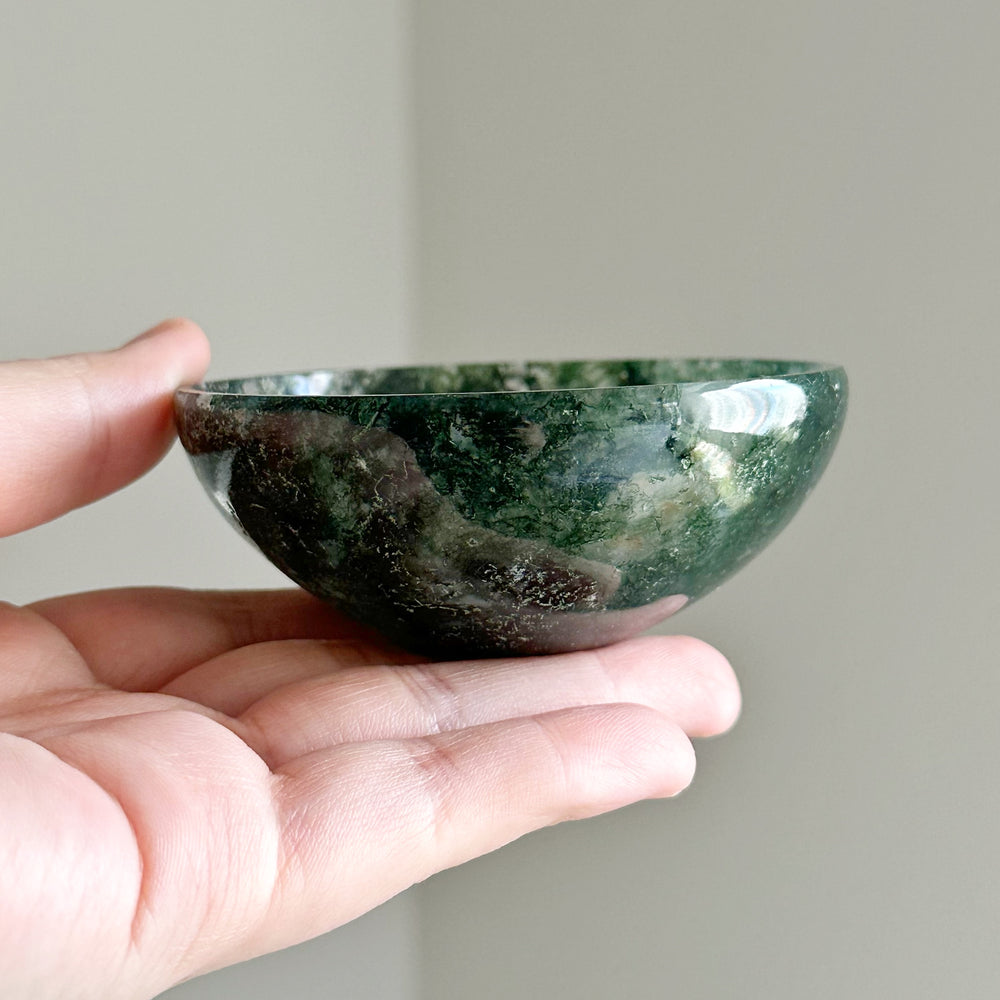 Moss Agate Trinket Bowl MTB01