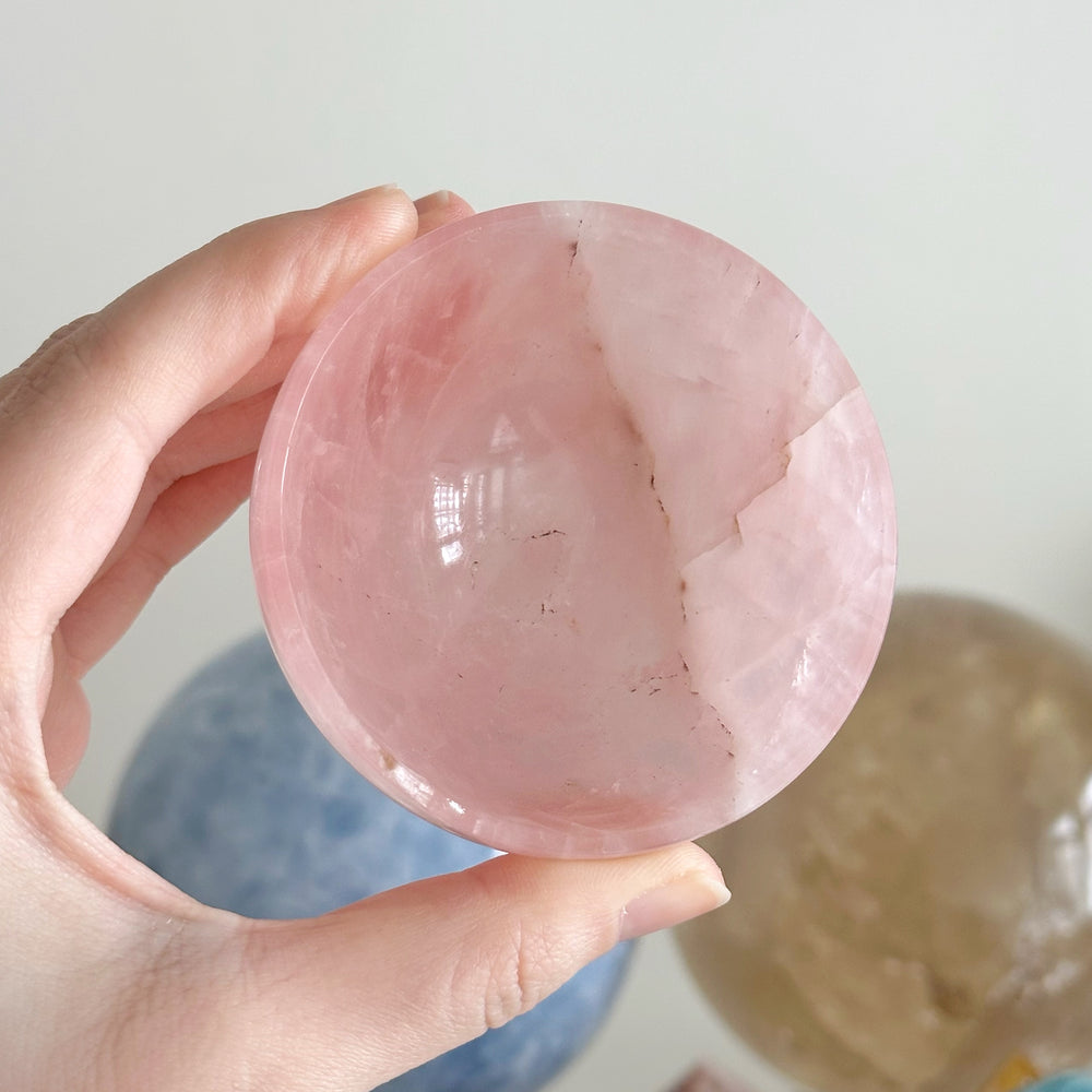 Rose Quartz Trinket Bowl RTB04