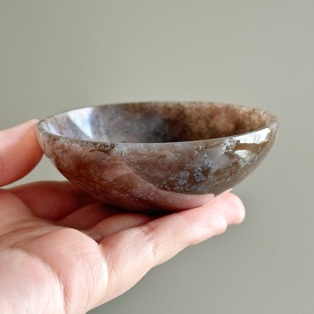 Moss Agate Trinket Bowl MTB05