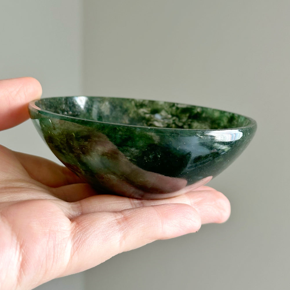 Moss Agate Trinket Bowl MTB03