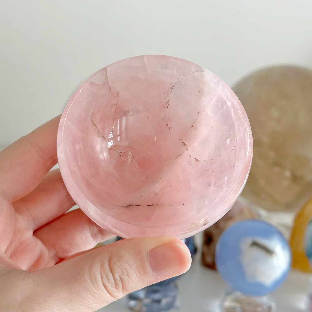 Rose Quartz Trinket Bowl RTB02