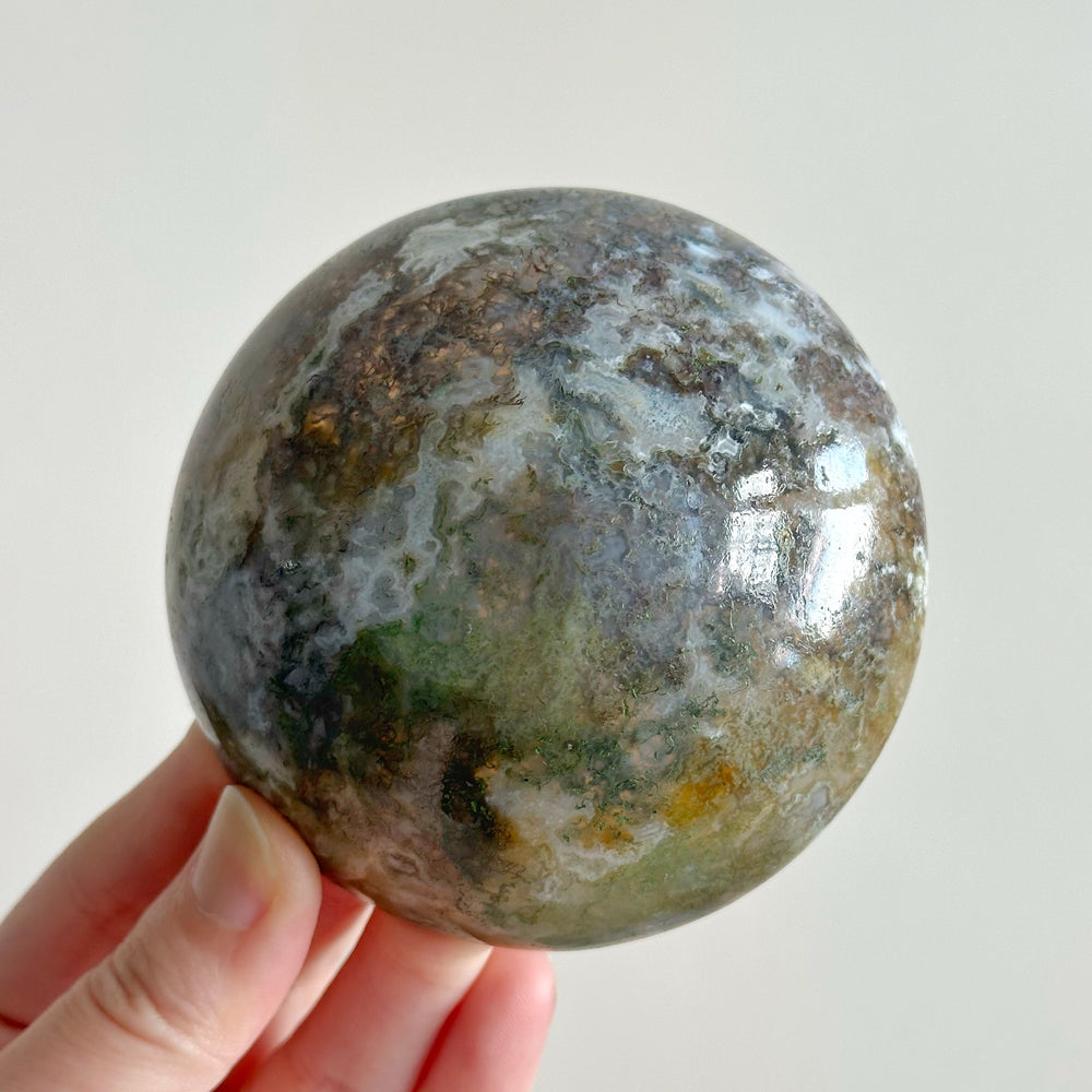 Moss Agate Trinket Bowl MTB04