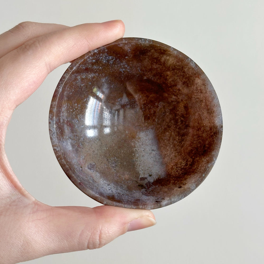 Moss Agate Trinket Bowl MTB05