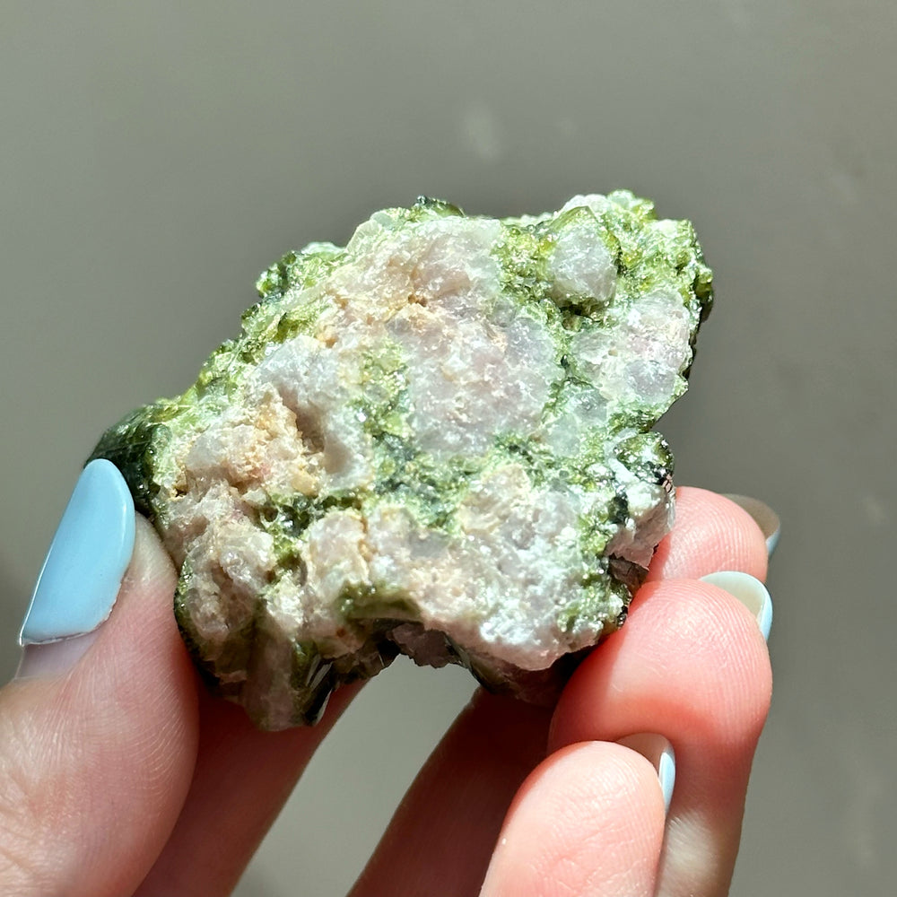 Green Tourmaline Cluster GT01