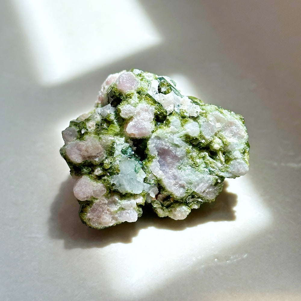 Green Tourmaline Cluster GT01
