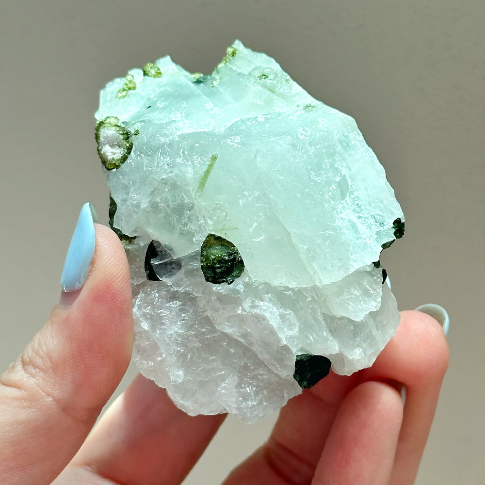 Green Tourmaline Cluster GT02