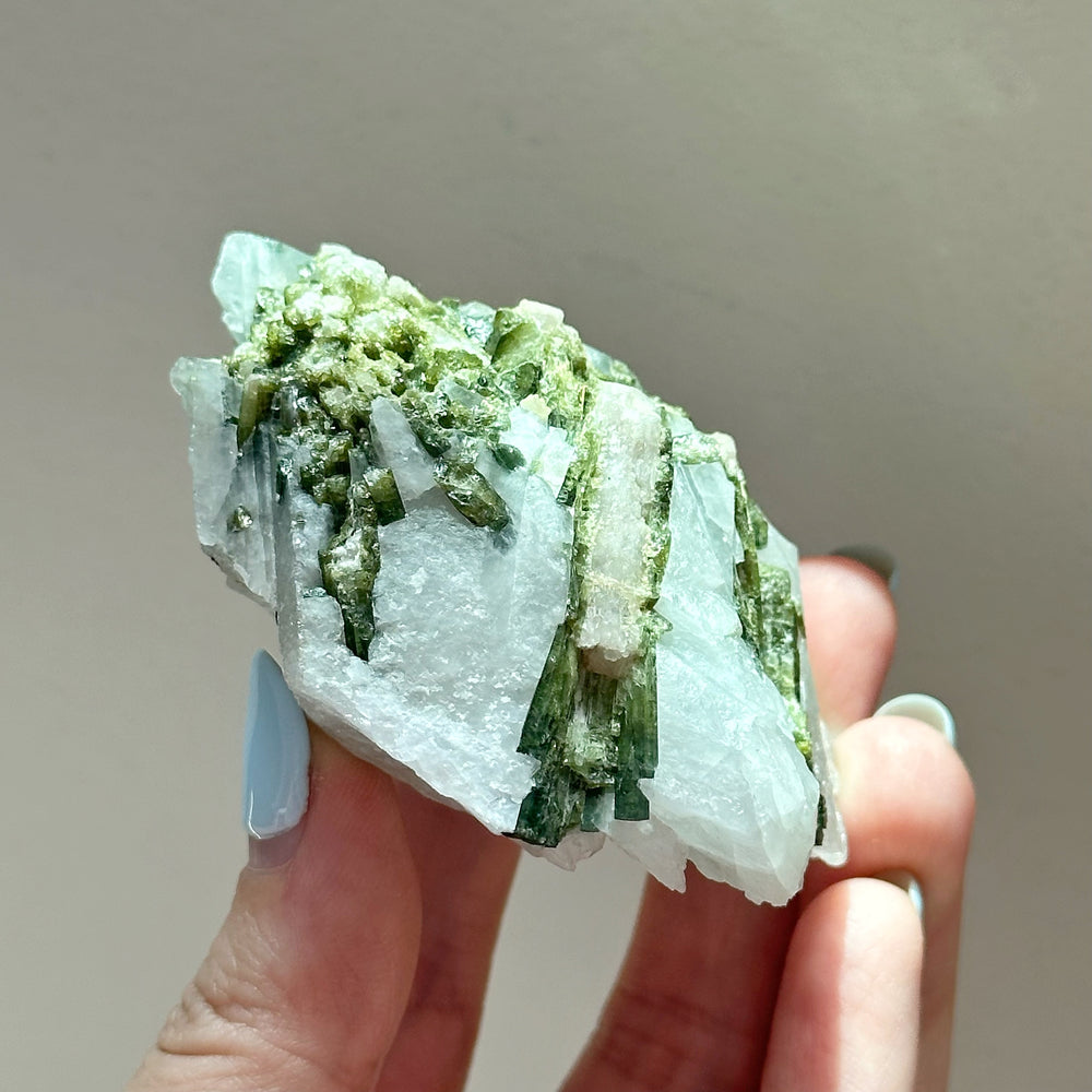 Green Tourmaline Cluster GT02