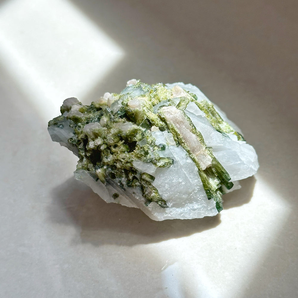 Green Tourmaline Cluster GT02