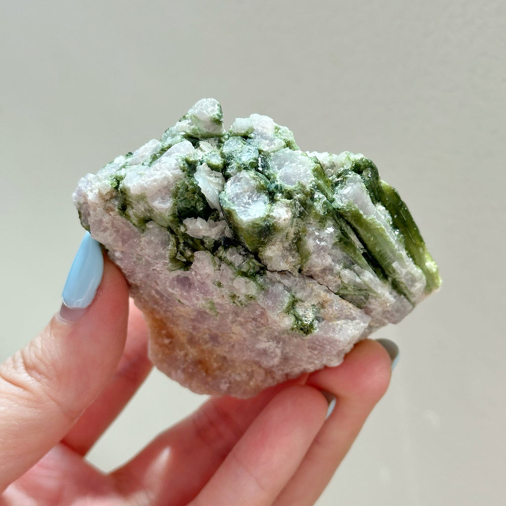 Green Tourmaline Cluster GT03