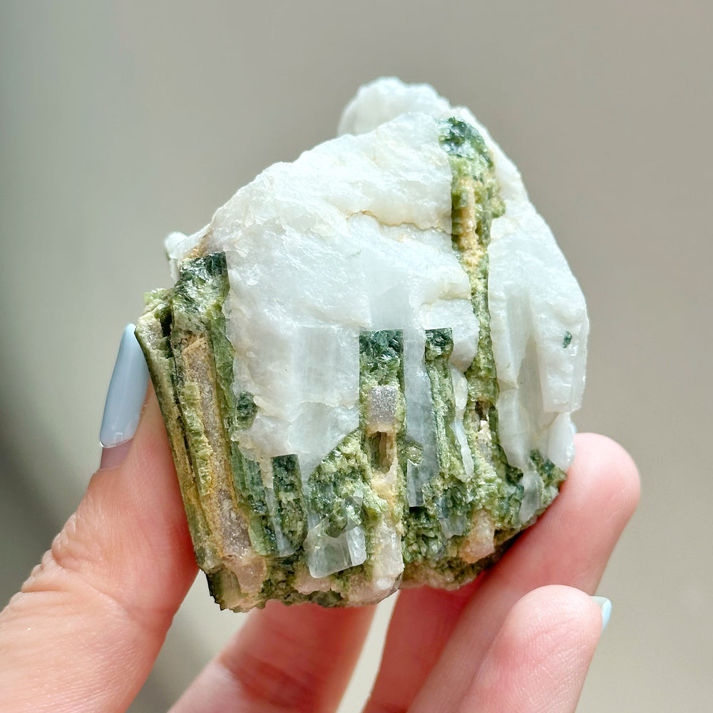 Green Tourmaline Cluster GT04