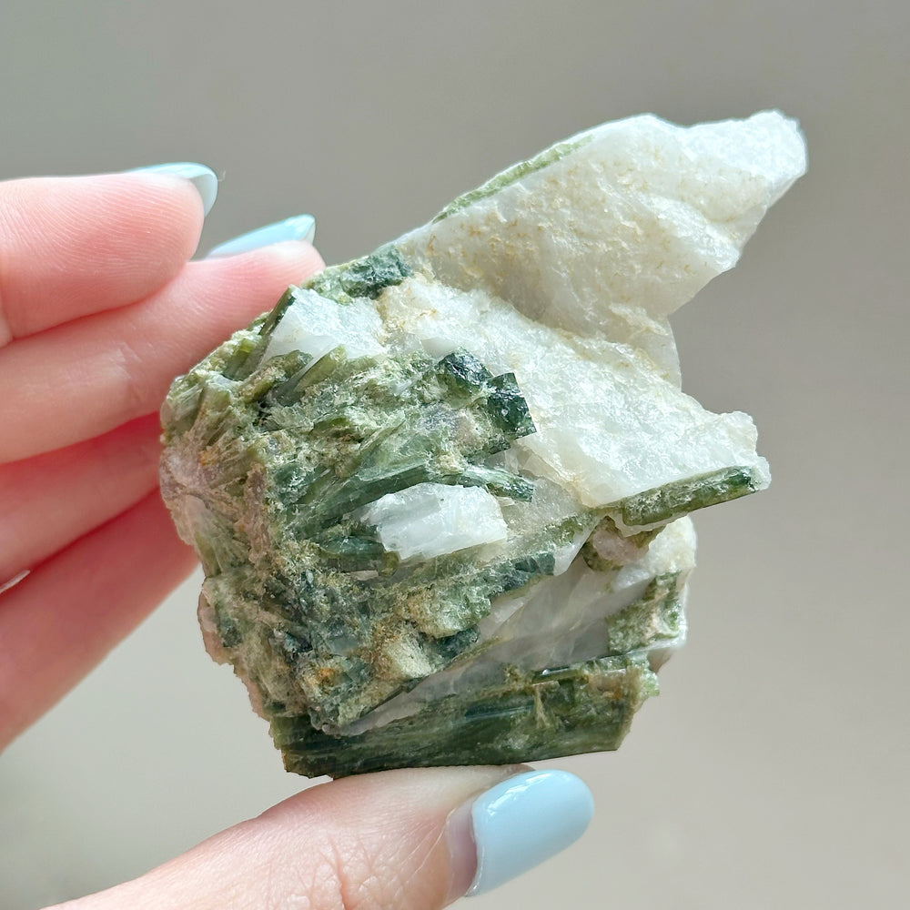 Green Tourmaline Cluster GT04