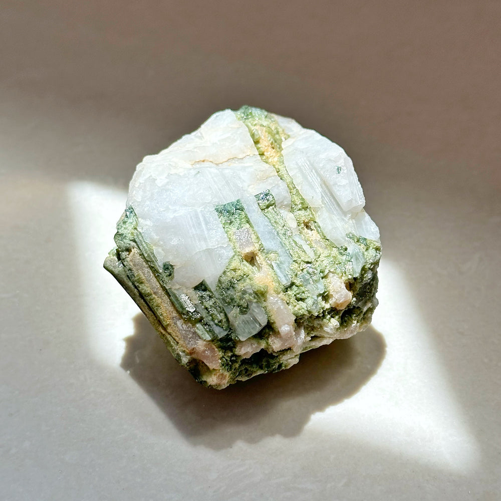 Green Tourmaline Cluster GT04