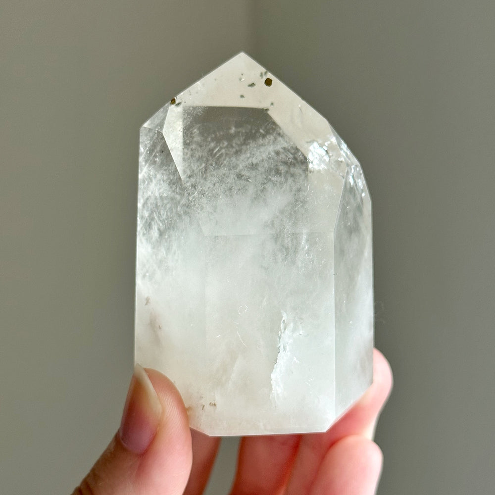 Pyrite in Quartz Point PYQ33