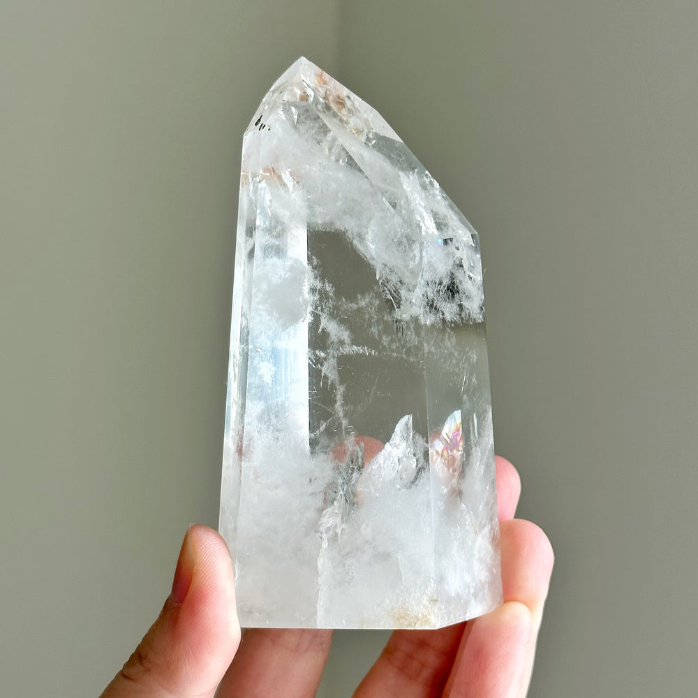 Pyrite in Quartz Point PYQ57