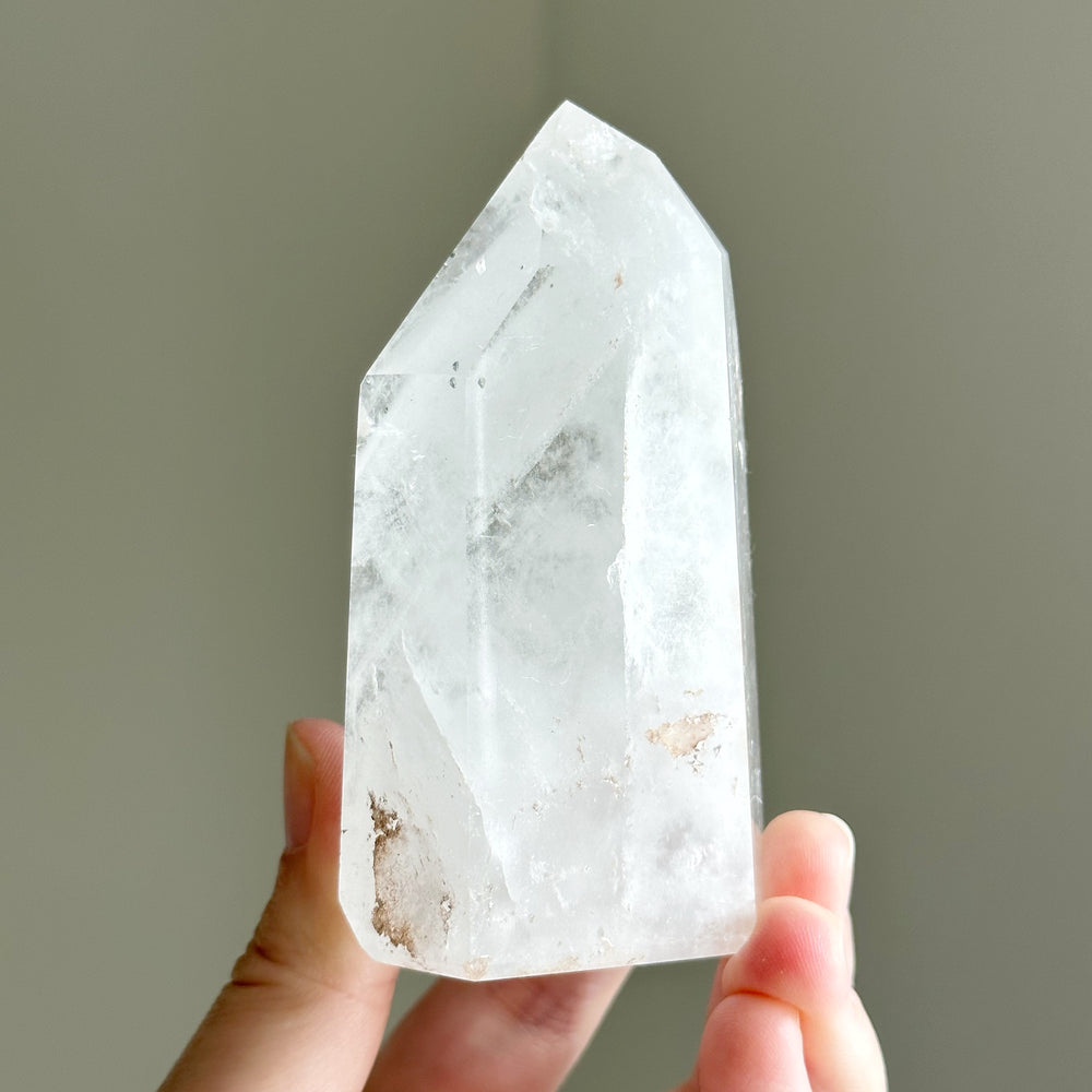 Pyrite in Quartz Point PYQ59