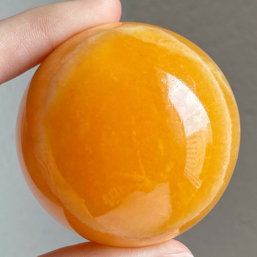 Orange Calcite Polished Sphere OCS032