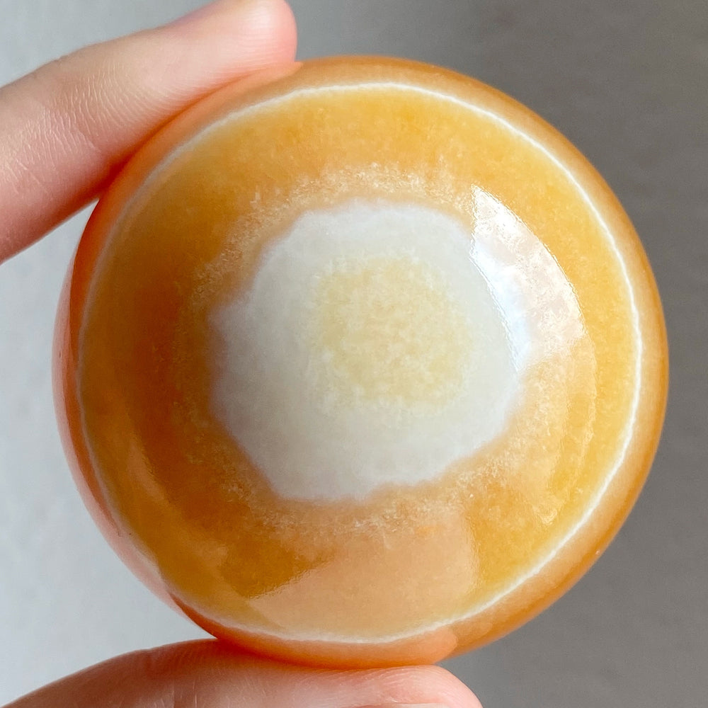 Orange Calcite Polished Sphere OCS035