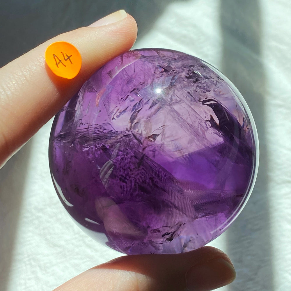 Dark Purple Amethyst Sphere TAA4