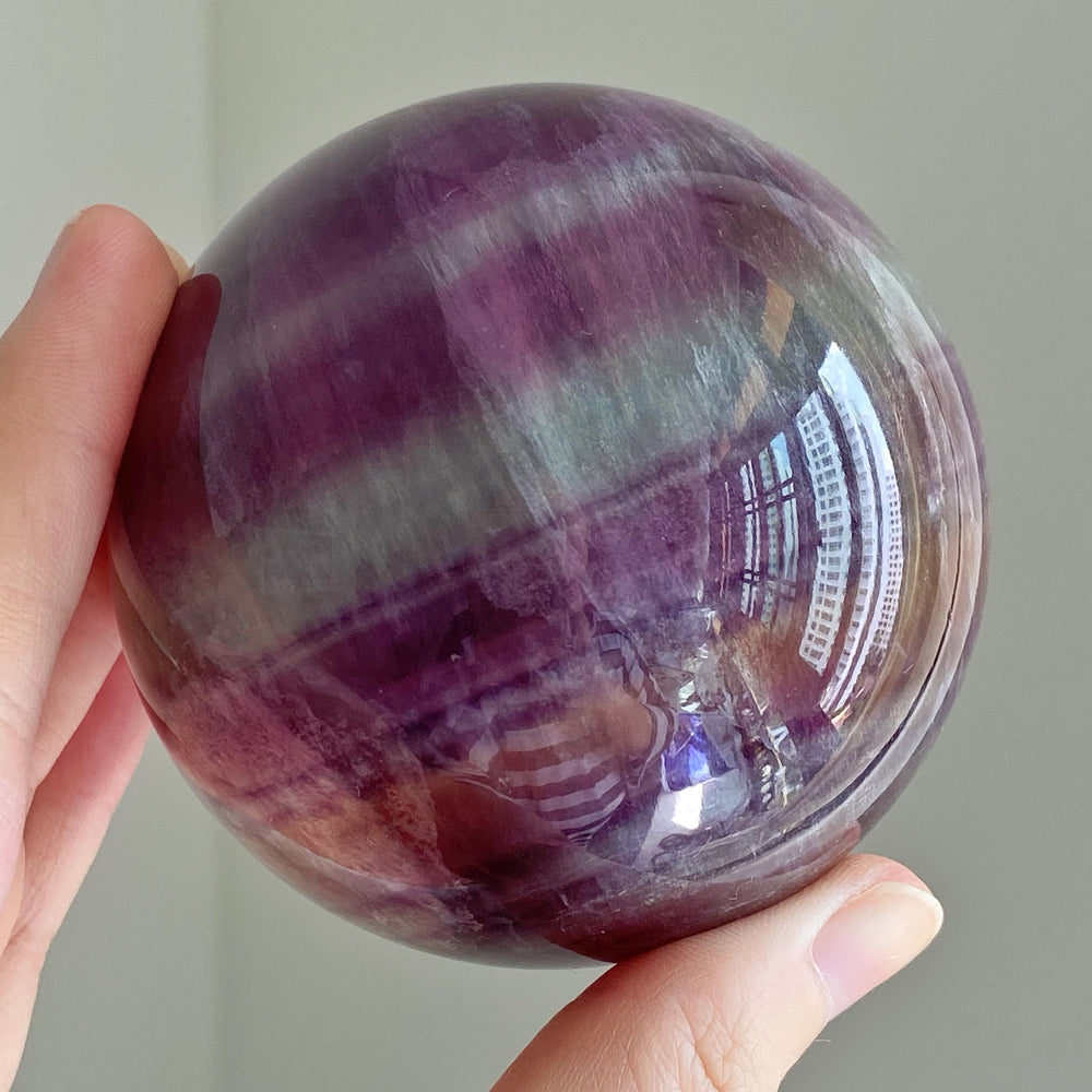 Rainbow Fluorite Sphere PRF06