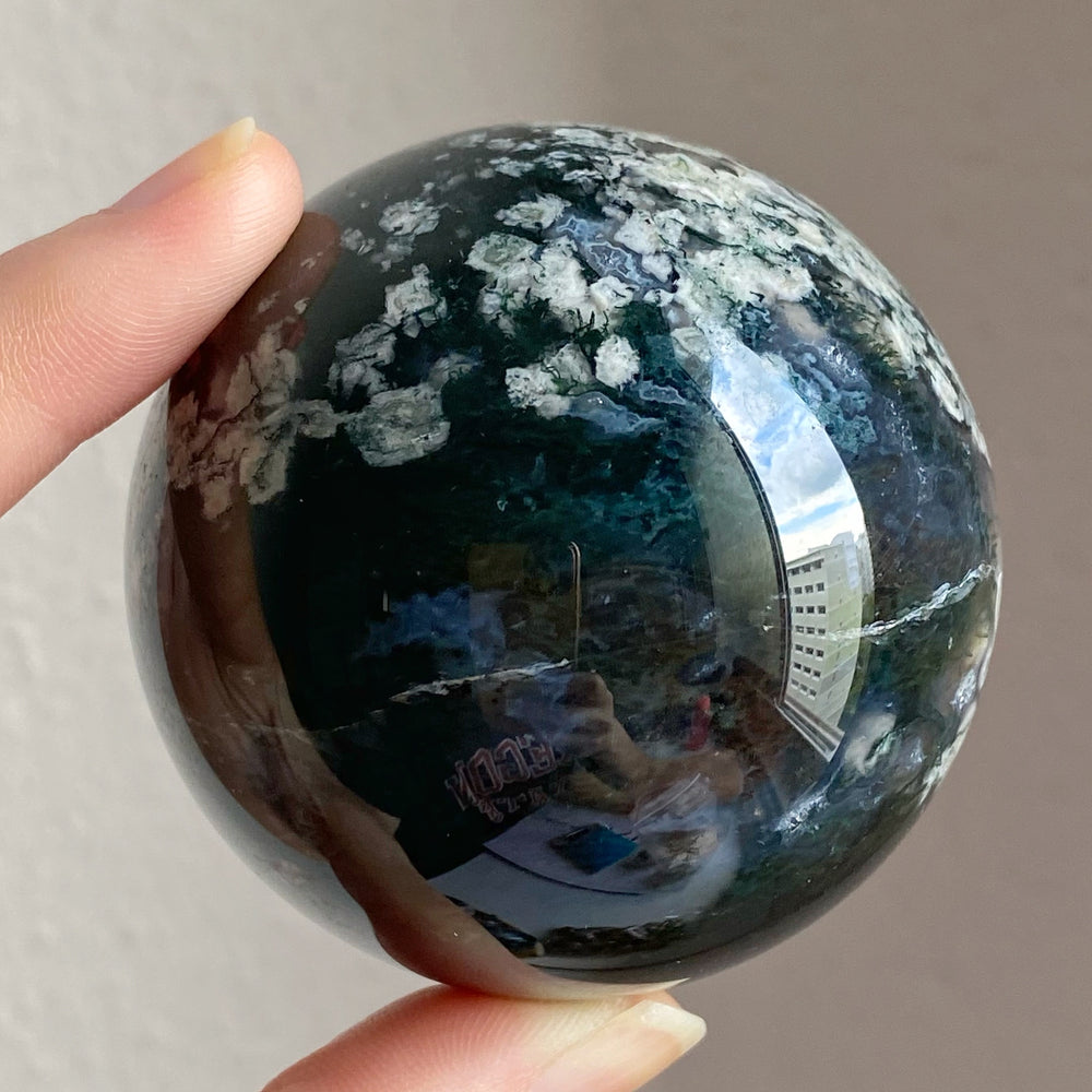 Moss Agate Sphere MSS03