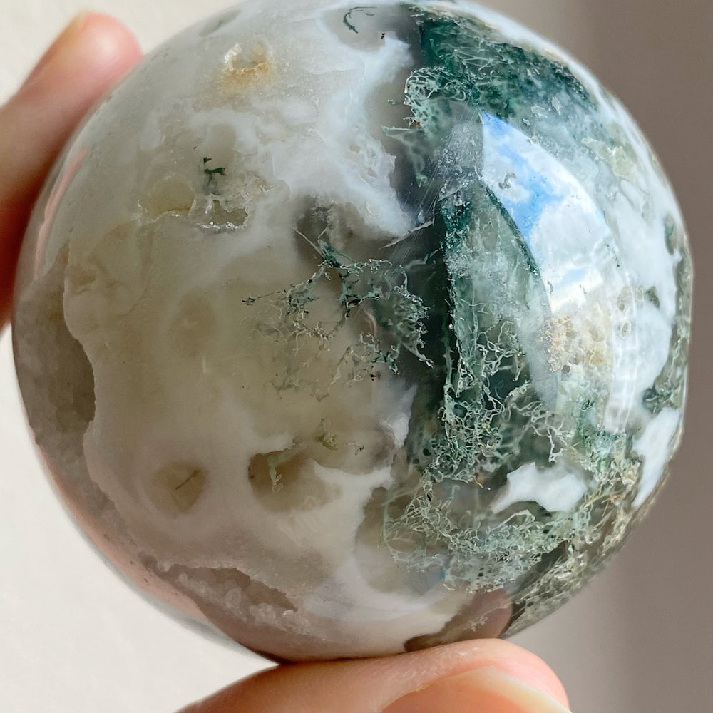 Moss Agate Sphere MSS06