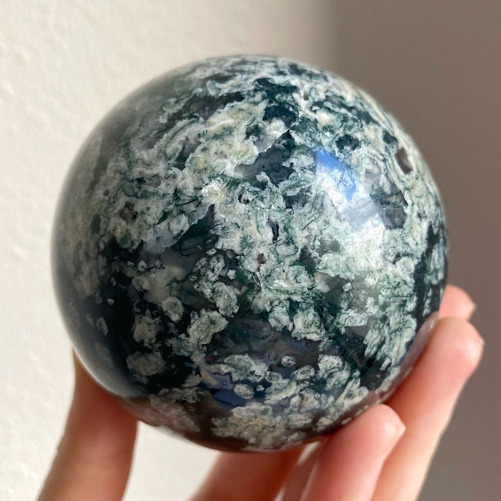 Moss Agate Sphere MSS09