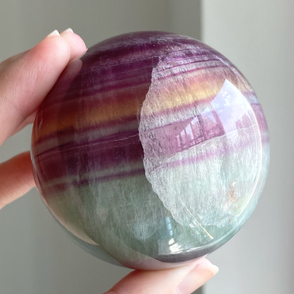 Rainbow Fluorite Sphere PRF23