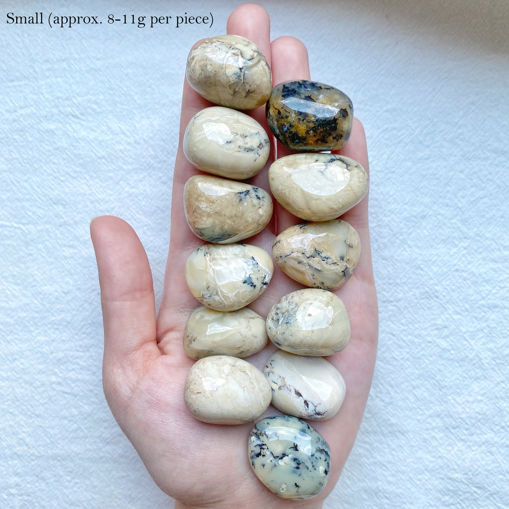 Dendritic Opal Tumbled Stones