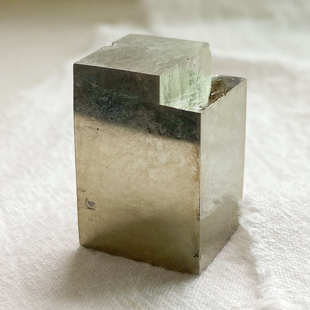 Golden Iron Pyrite Intergrown Cubes MPC14