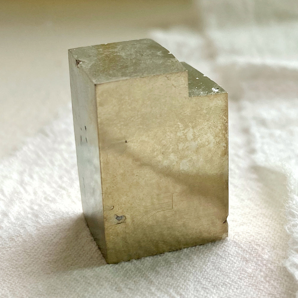 Golden Iron Pyrite Intergrown Cubes MPC14