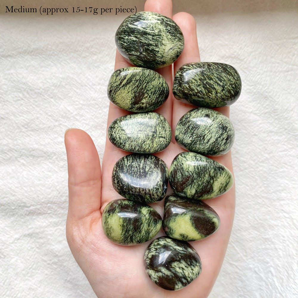 Chytha Jade (Serpentine) Tumbled Stones