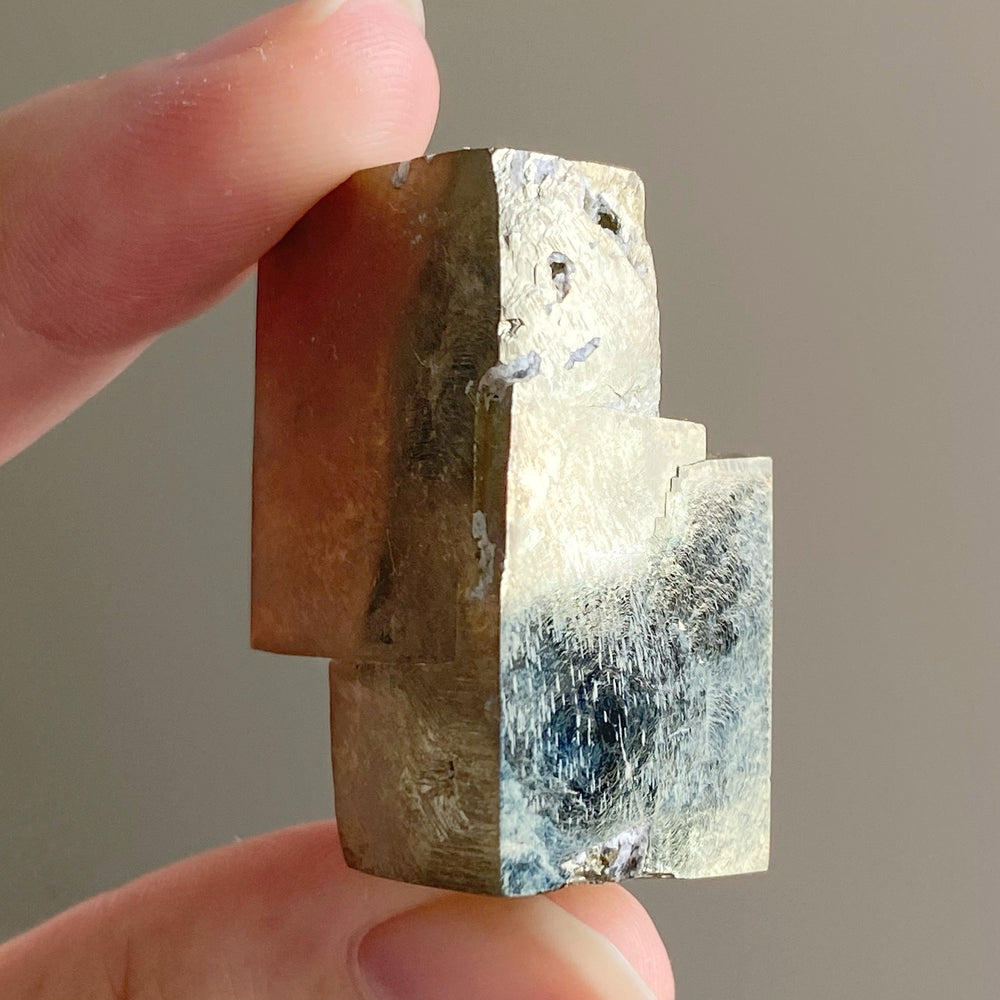 Golden Iron Pyrite Intergrown Cubes MPC32