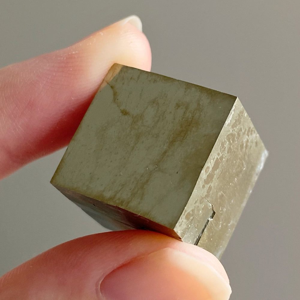 Golden Iron Pyrite Intergrown Cubes MPC38