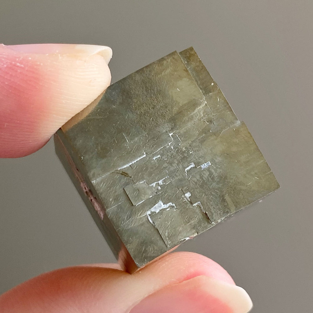 Golden Iron Pyrite Intergrown Cubes MPC39