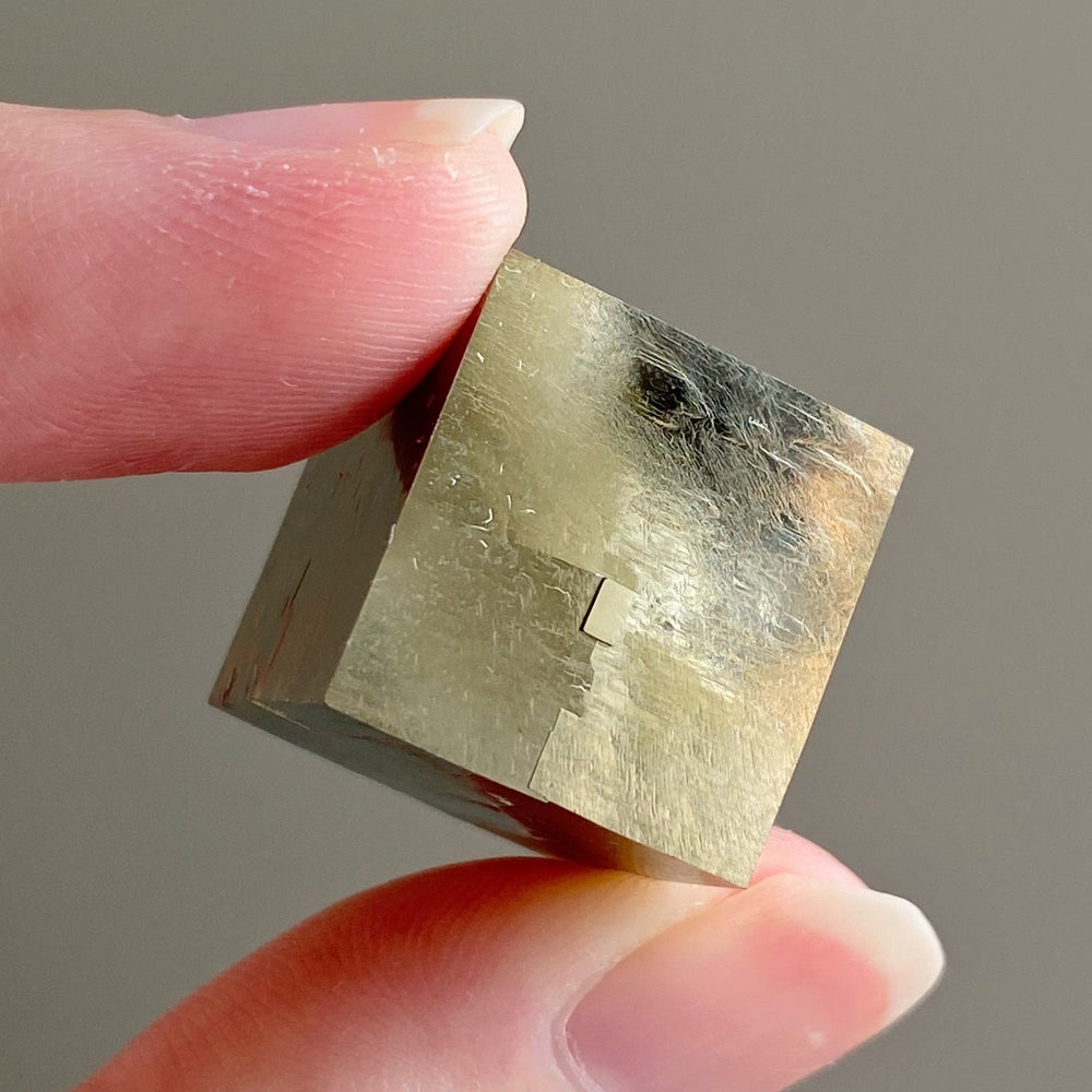 Golden Iron Pyrite Intergrown Cubes MPC44
