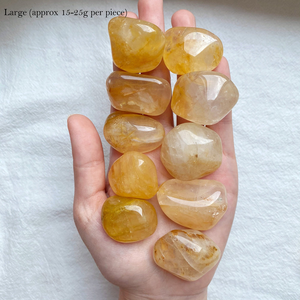 Golden Healer Quartz (Hematoid) Tumbled Stones