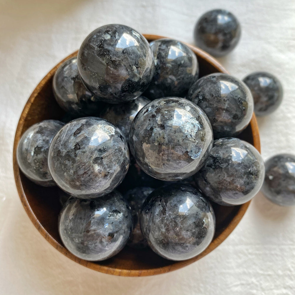 Larvikite Polished Spheres