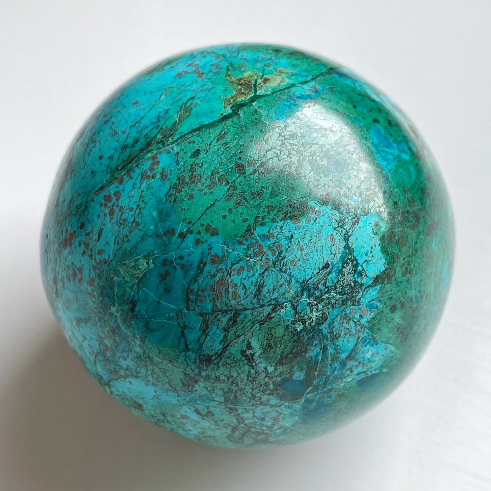 Chrysocolla Polished Sphere CHR13