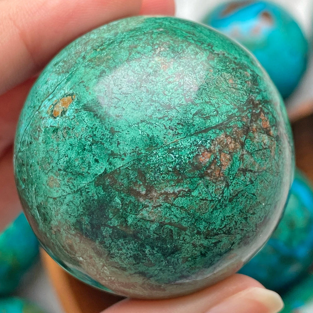 Chrysocolla Polished Sphere CHR13