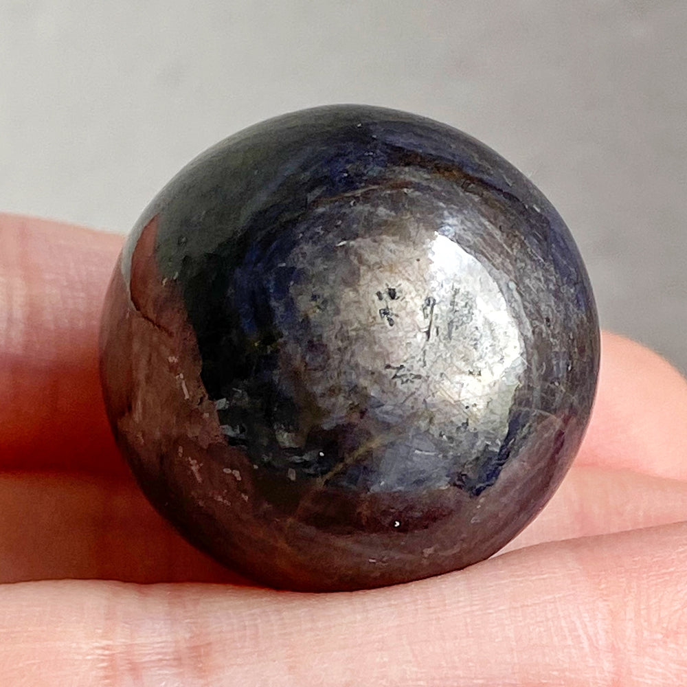 Star Blue Sapphire Polished Sphere BS003