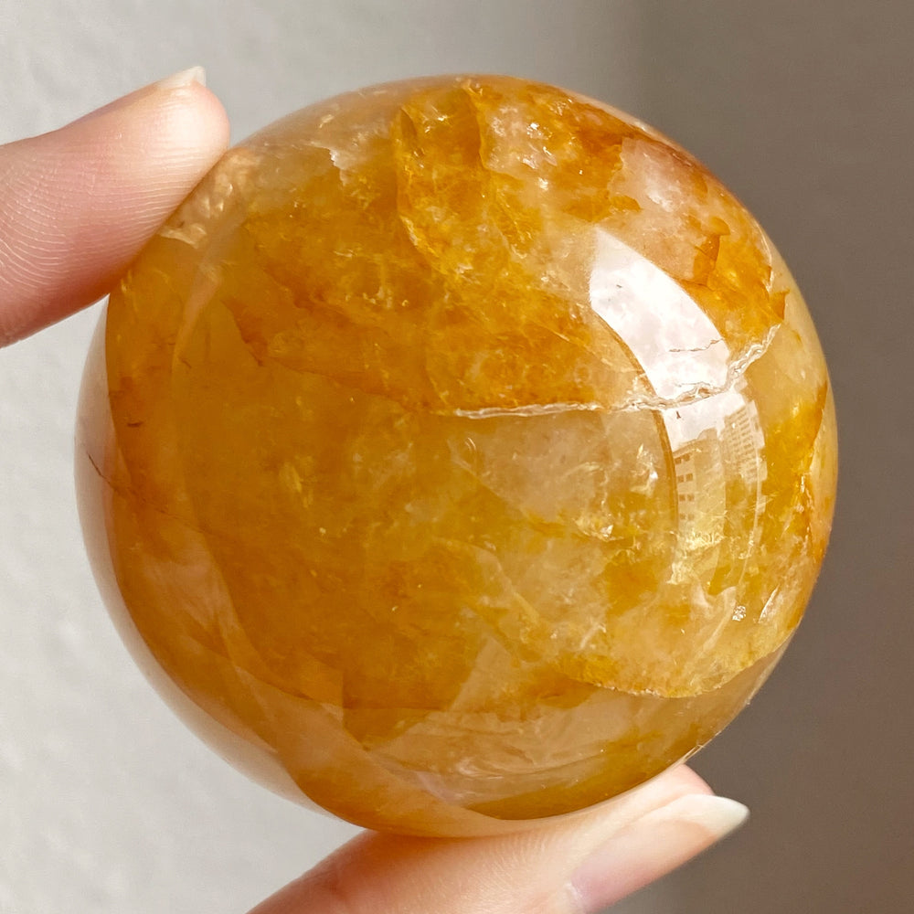 Golden Healer Quartz (Hematoid) Sphere GHS04