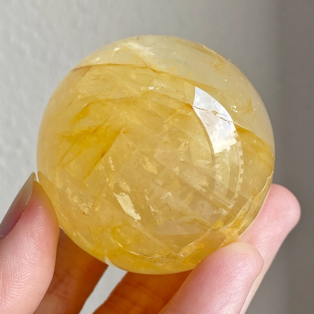 Golden Healer Quartz (Hematoid) Sphere GHS13