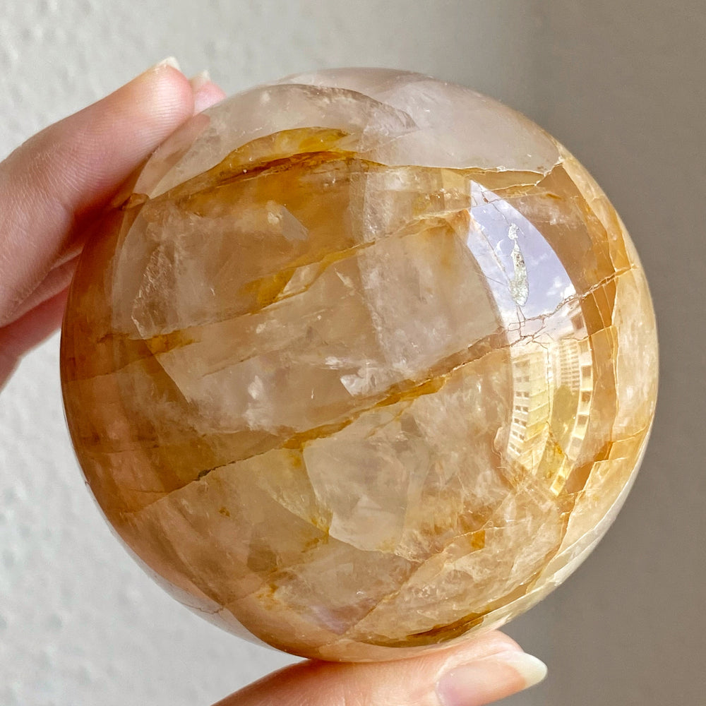 Golden Healer Quartz (Hematoid) Sphere GHS21