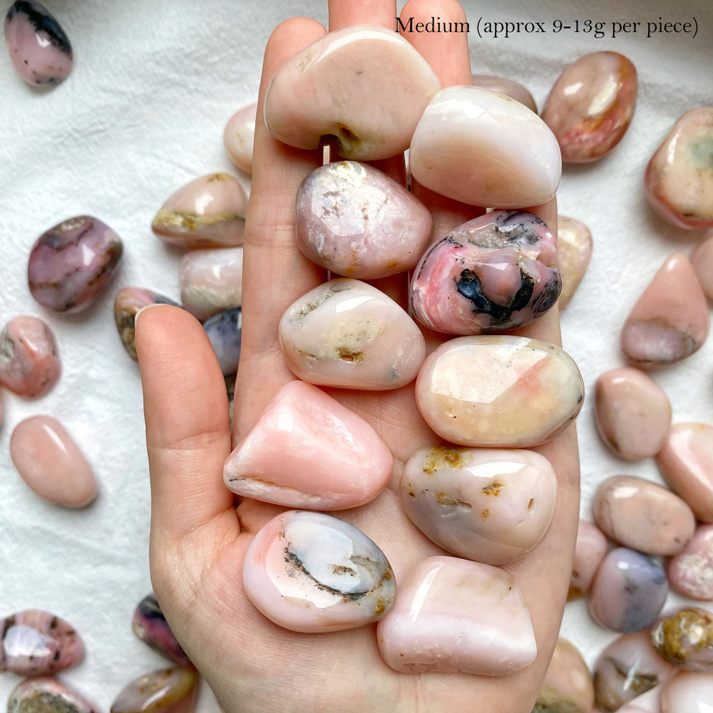 Pink Opal Tumbled Stones