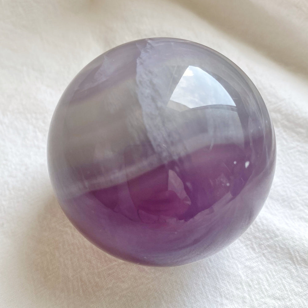 Lavender Fluorite Sphere LFS02