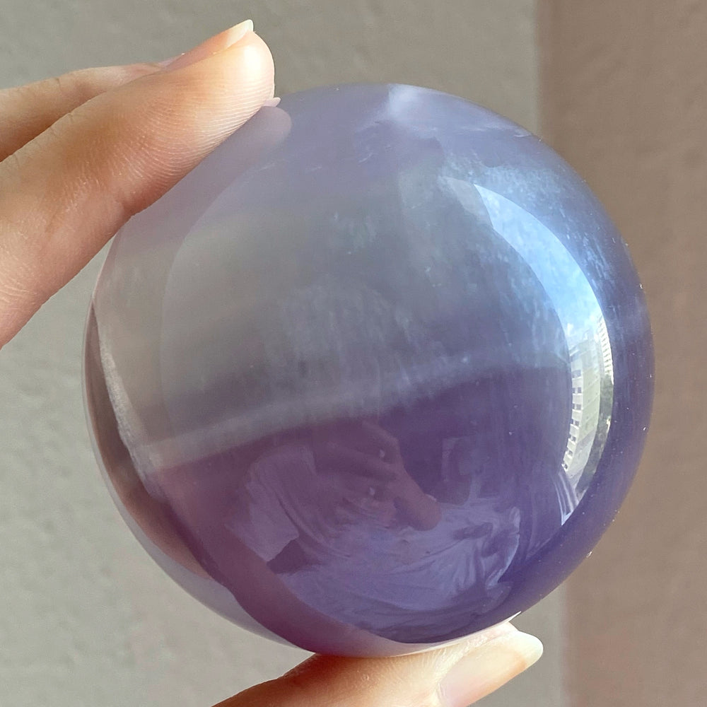 Lavender Fluorite Sphere LFS02