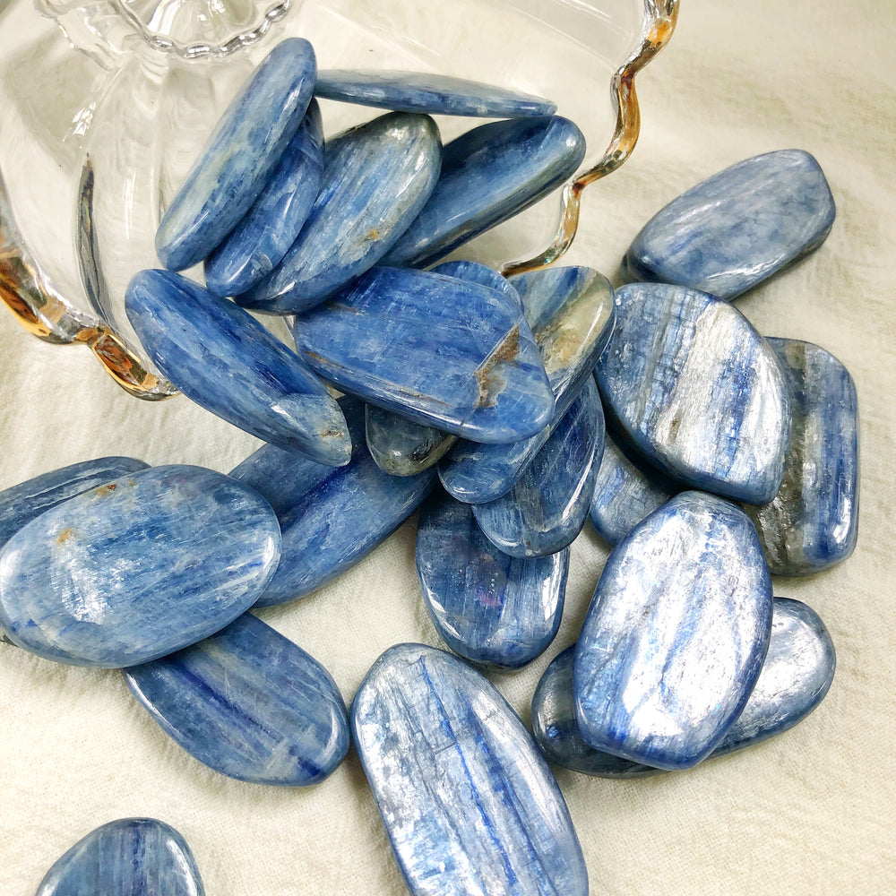 Blue Kyanite Polished Tumbled Stones