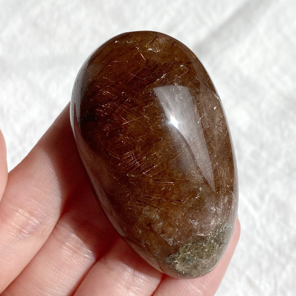 Rutilated Quartz Lens RQL31