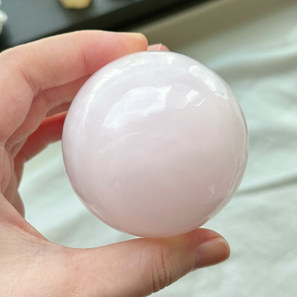 Pink Mangano Calcite Sphere PMC05