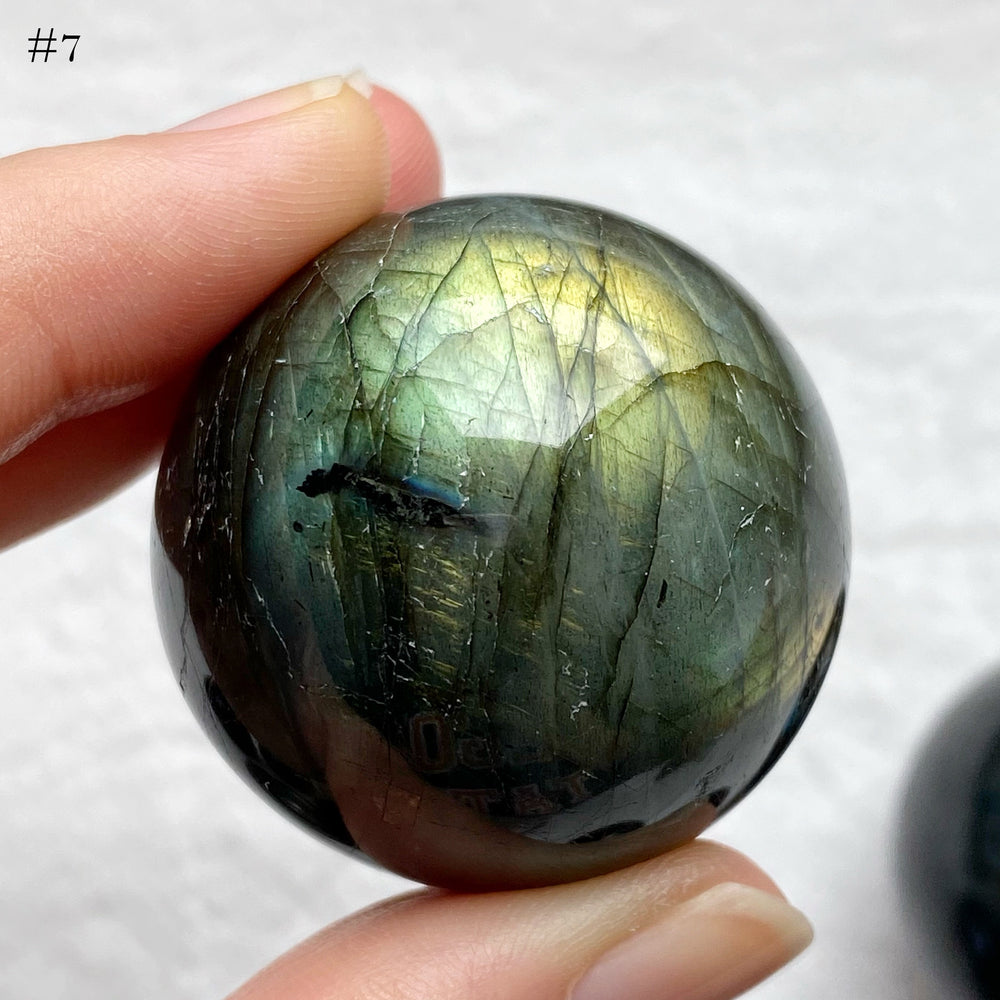 Labradorite Small Spheres (#1-16)